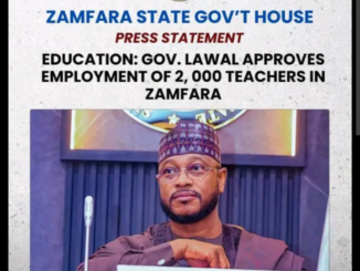 Zamfara teacher recruitment 2026