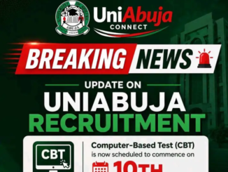 UniAbuja recruitment CBT