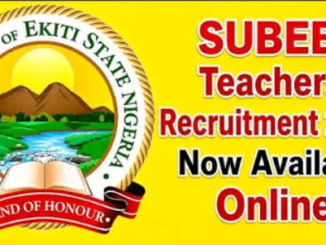 ekiti subeb teachers recruitment 2026